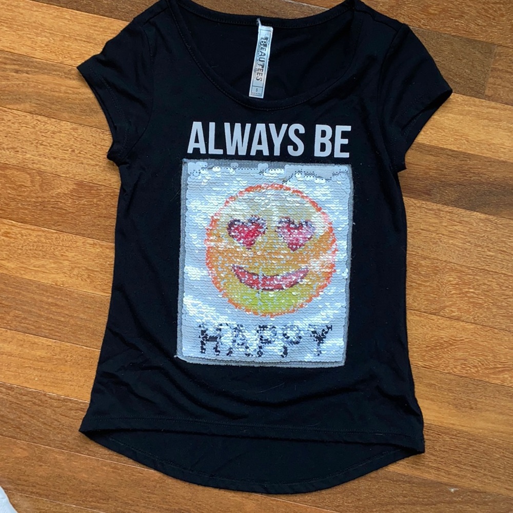 Beautees, flip, sequin T-shirt
